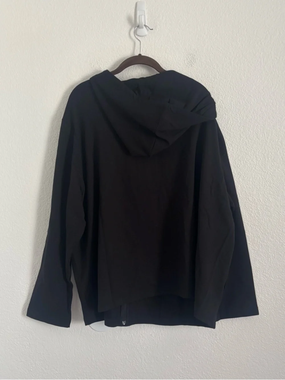 Pure J. Jill Women's Size 4X Black Full Zip Hooded Sweater